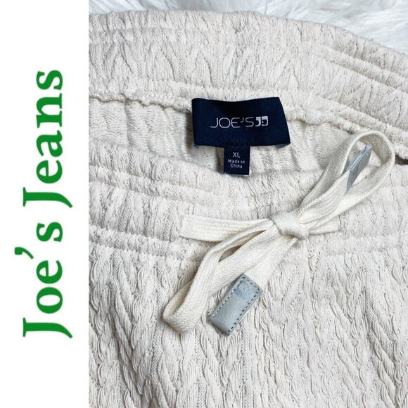 JOE'S JEANS Natural Collection Cream Ivory Knit Sweater Shorts, Men's Size XL - Picture 3 of 8